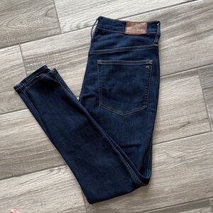 Madewell Dark Blue Skinny Jeans